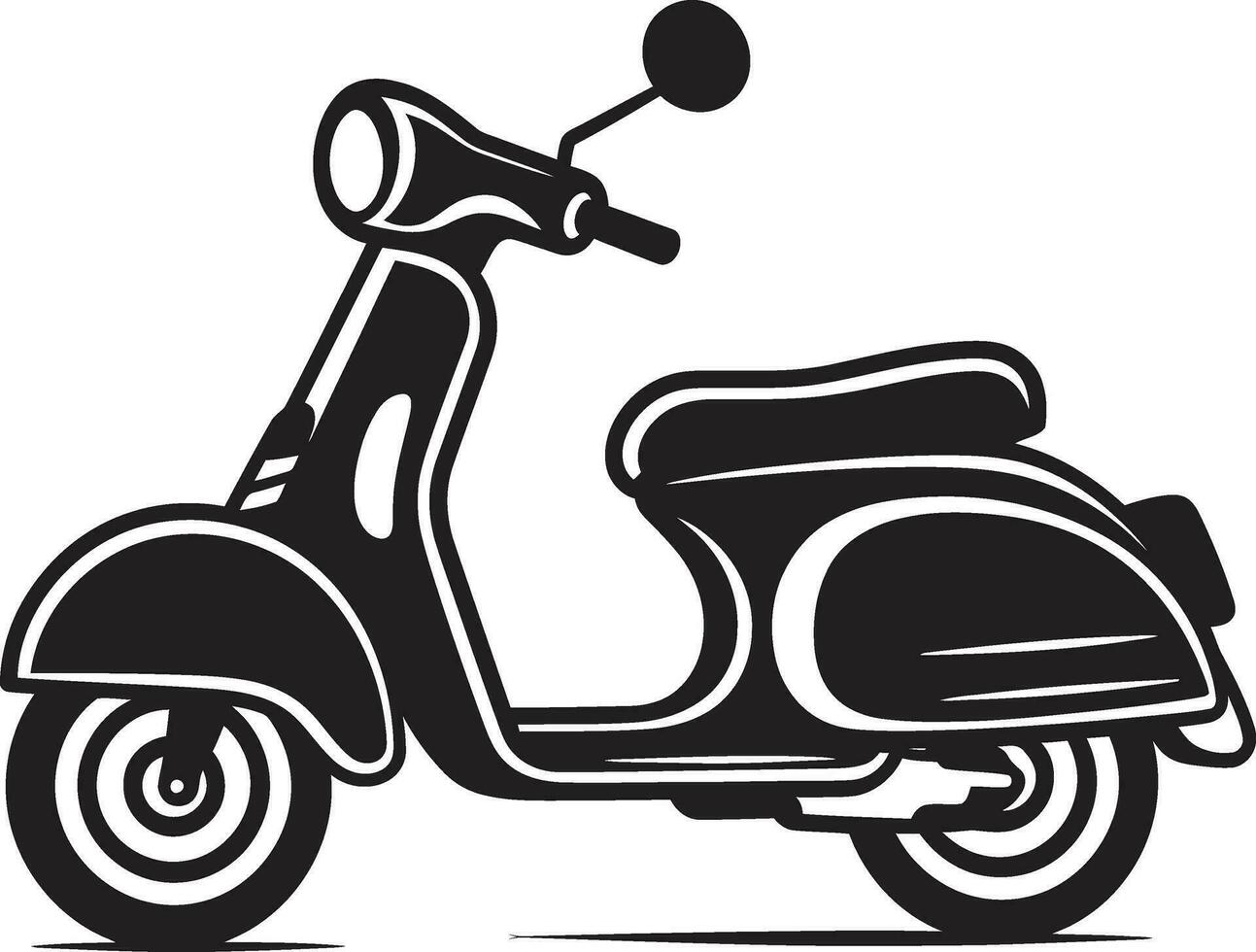 scooter entretien vecteur Icônes scooter courses vecteur illustration