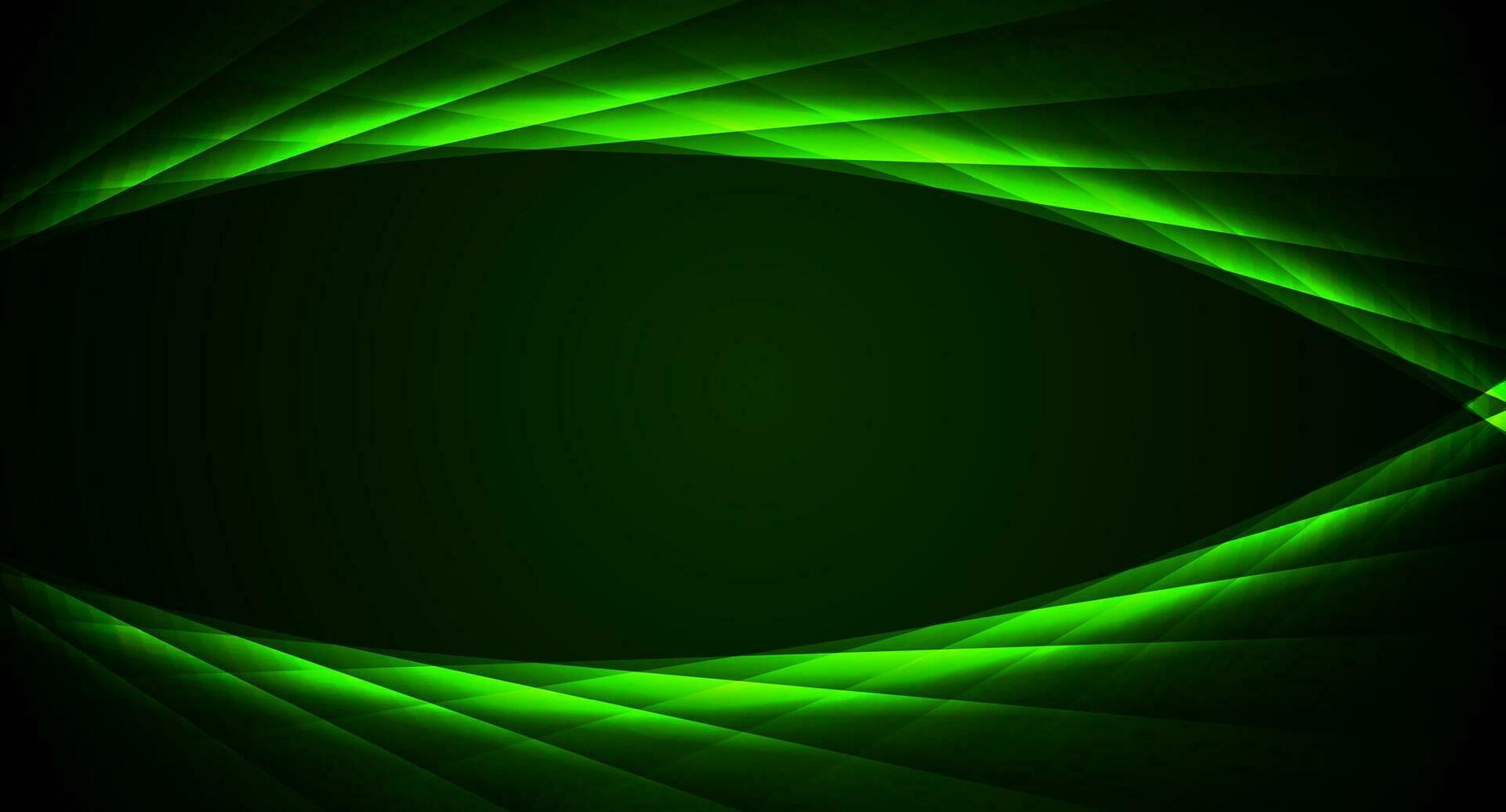 embrasé vert laser lignes abstrait salut-technologie Contexte vecteur