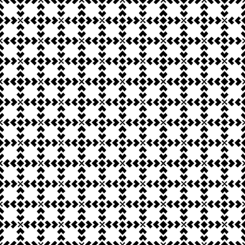 motif abstrait sans couture noir et blanc. arrière-plan et toile de fond. conception ornementale en niveaux de gris. vecteur