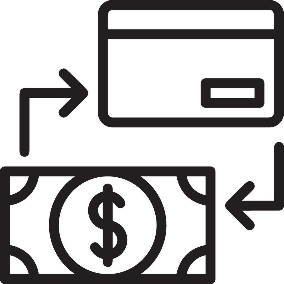 argent échange Paiement icône symbole vecteur image. illustration de le dollar devise pièce de monnaie graphique conception image