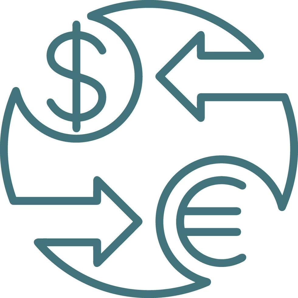 argent échange Paiement icône symbole vecteur image. illustration de le dollar devise pièce de monnaie graphique conception image