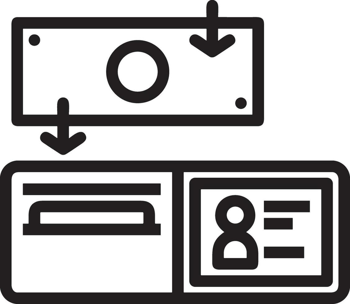 argent échange Paiement icône symbole vecteur image. illustration de le dollar devise pièce de monnaie graphique conception image