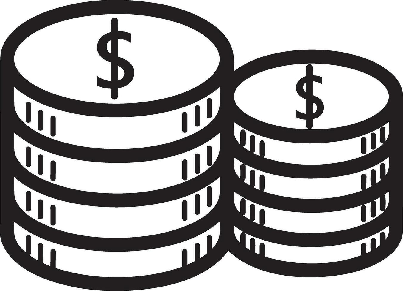 argent échange Paiement icône symbole vecteur image. illustration de le dollar devise pièce de monnaie graphique conception image