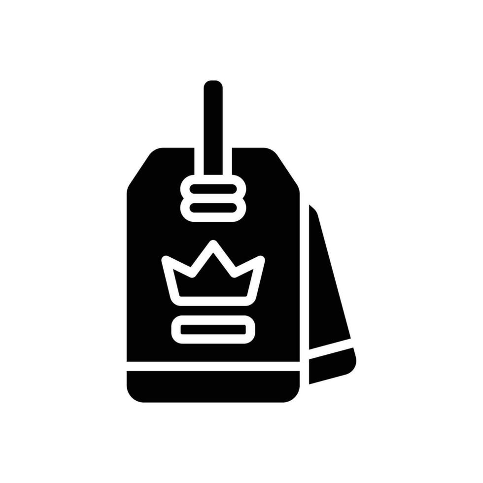 marque étiquette glyphe icône. vecteur icône pour votre site Internet, mobile, présentation, et logo conception.