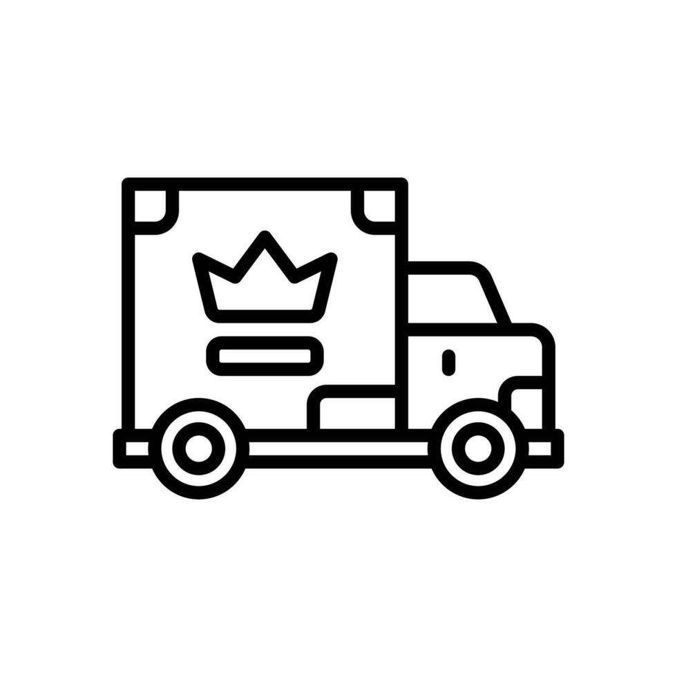 un camion ligne icône. vecteur icône pour votre site Internet, mobile, présentation, et logo conception.