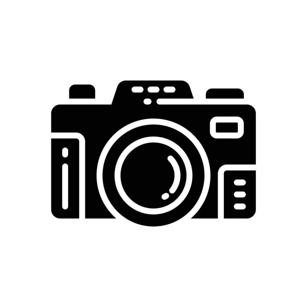 caméra glyphe icône. vecteur icône pour votre site Internet, mobile, présentation, et logo conception.