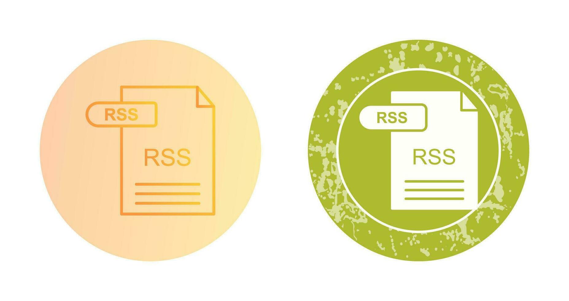 icône de vecteur rss