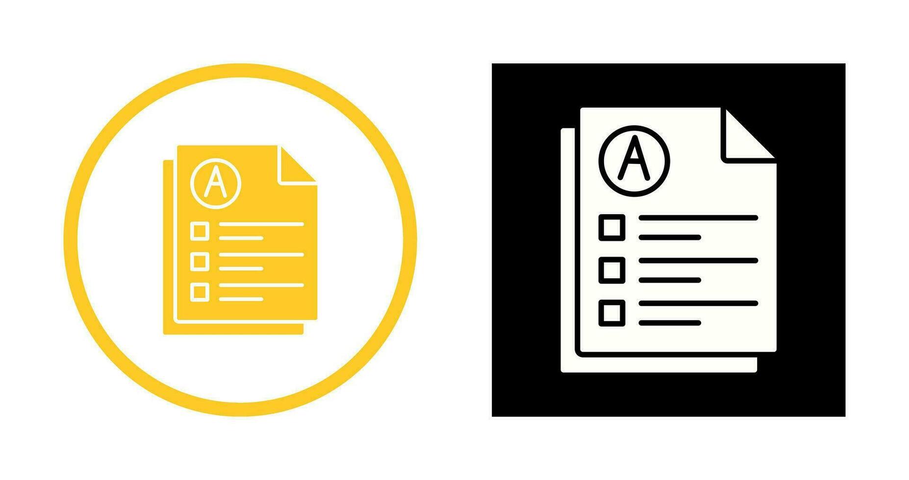 icône de vecteur d'examen