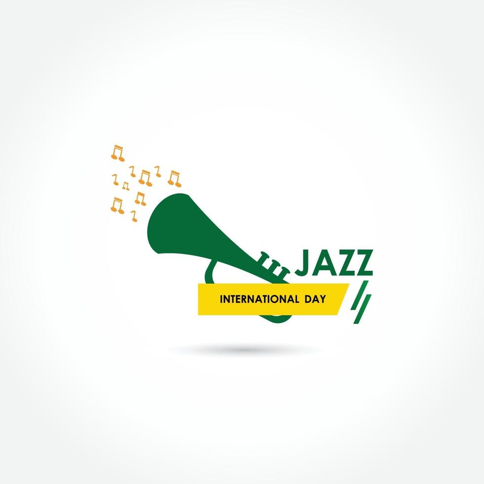 affiche vectorielle pour le festival de jazz avec des instruments de musique. parfait pour les événements musicaux vecteur