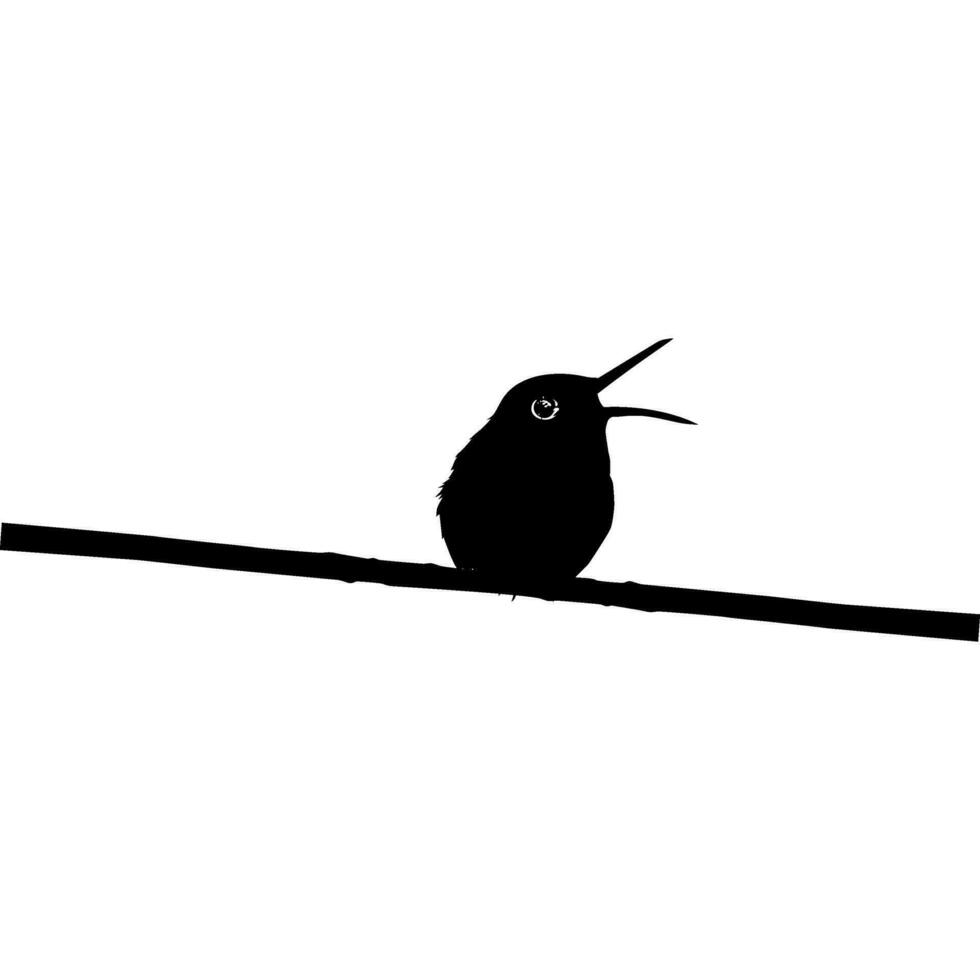 perché colibri silhouette, pouvez utilisation art illustration, site Internet, logo gramme, pictogramme ou graphique conception élément. vecteur illustration