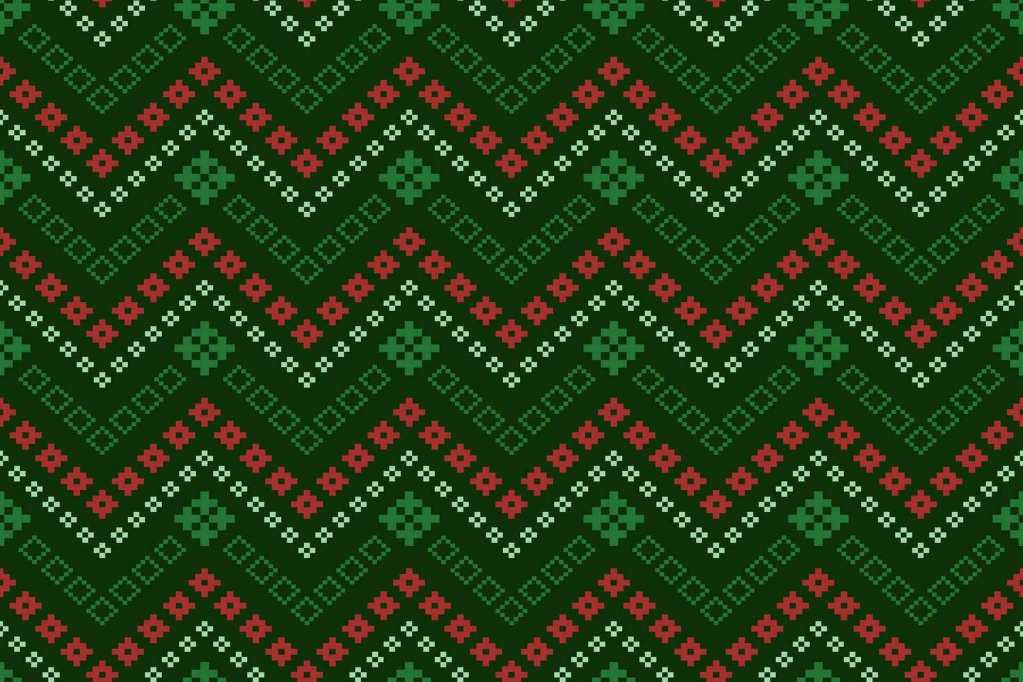vert traverser point traditionnel ethnique modèle paisley fleur ikat Contexte abstrait aztèque africain indonésien Indien sans couture modèle pour en tissu impression tissu robe tapis rideaux et sarong vecteur