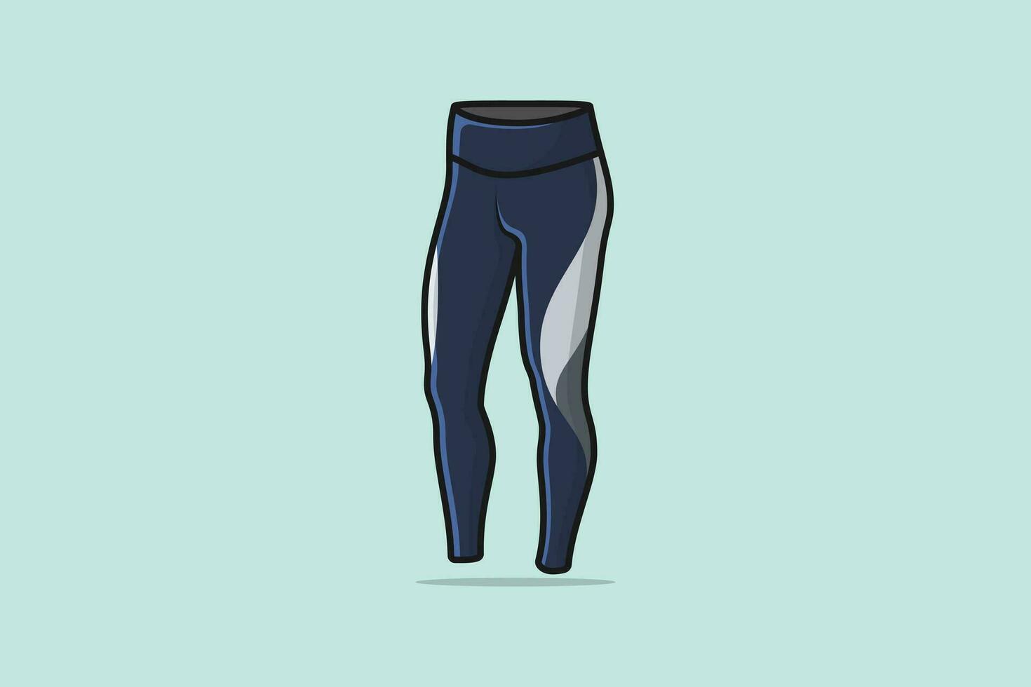 garçons sport formation jambe svelte haleter ou pantalon vecteur illustration. des sports et mode objets icône concept. des sports confortable pantalon haleter vecteur conception avec ombre.