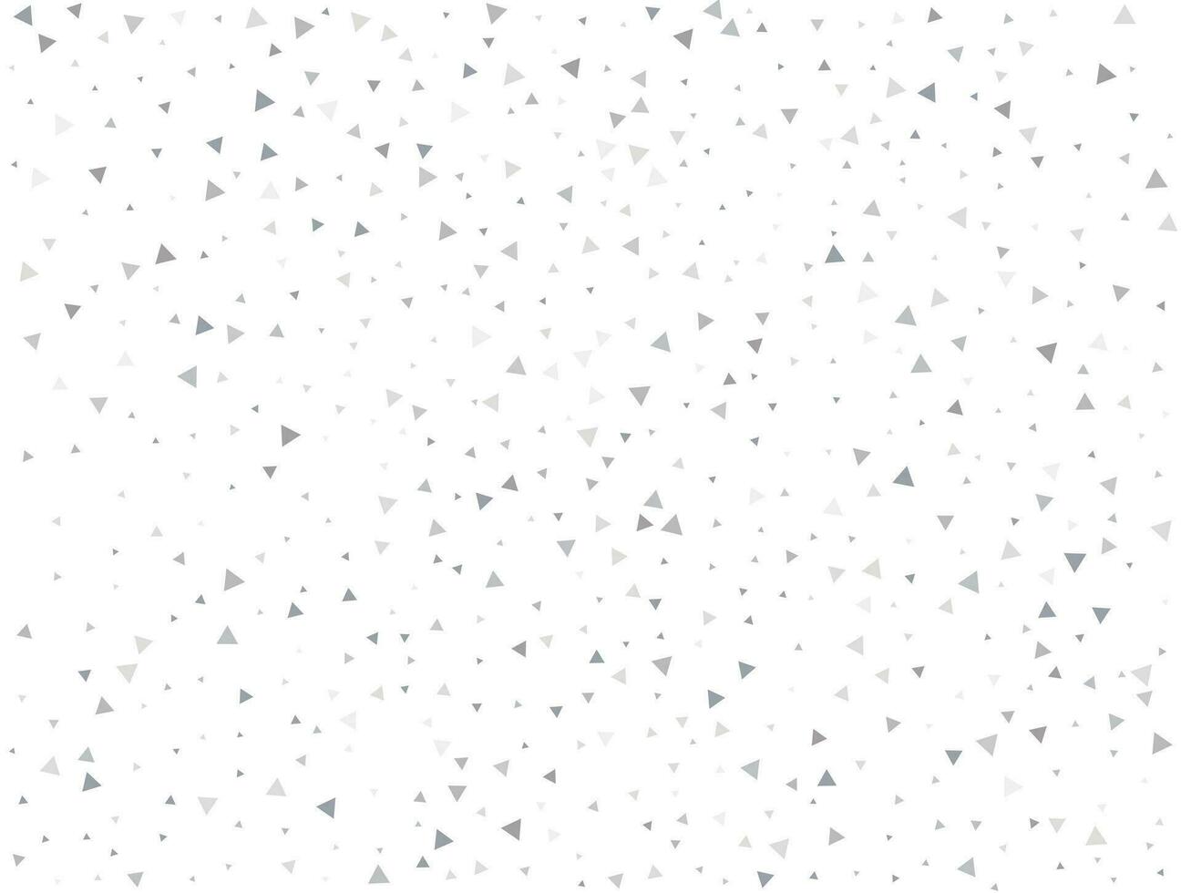 luxe lumière argent triangulaire briller confettis Contexte. blanc de fête texture vecteur