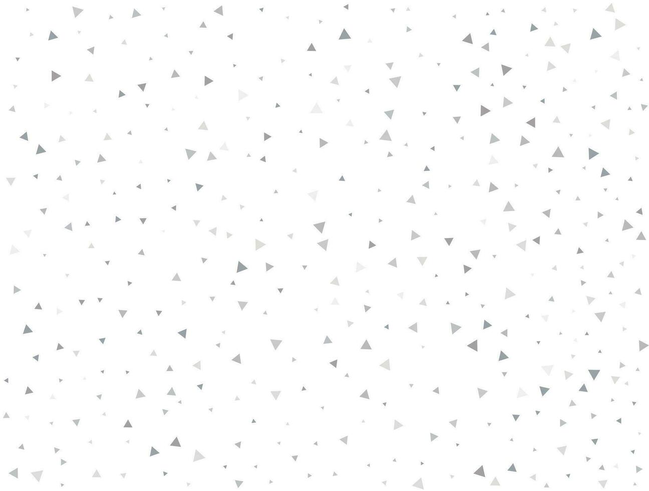 luxe lumière argent triangulaire briller confettis Contexte. blanc de fête texture vecteur