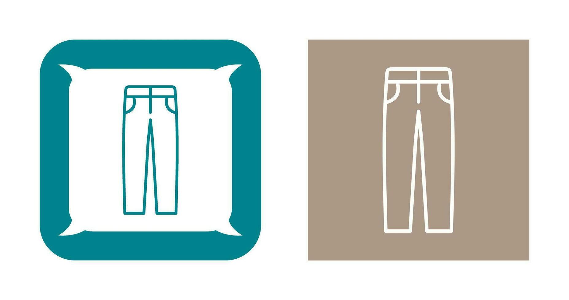 icône de vecteur de pantalons pour hommes