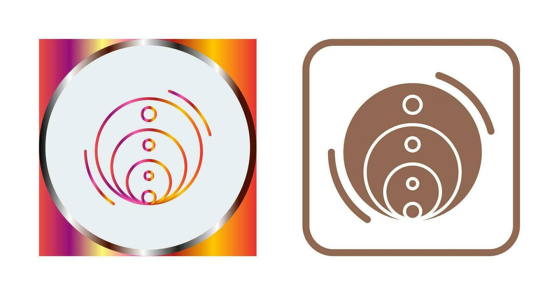 icône de vecteur de diagramme de Venn