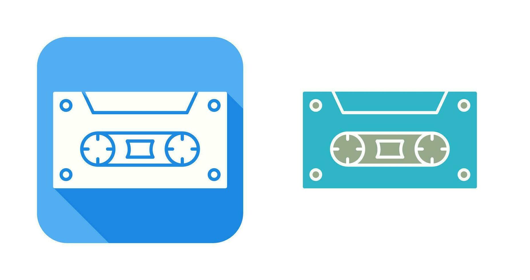 icône de vecteur de cassette