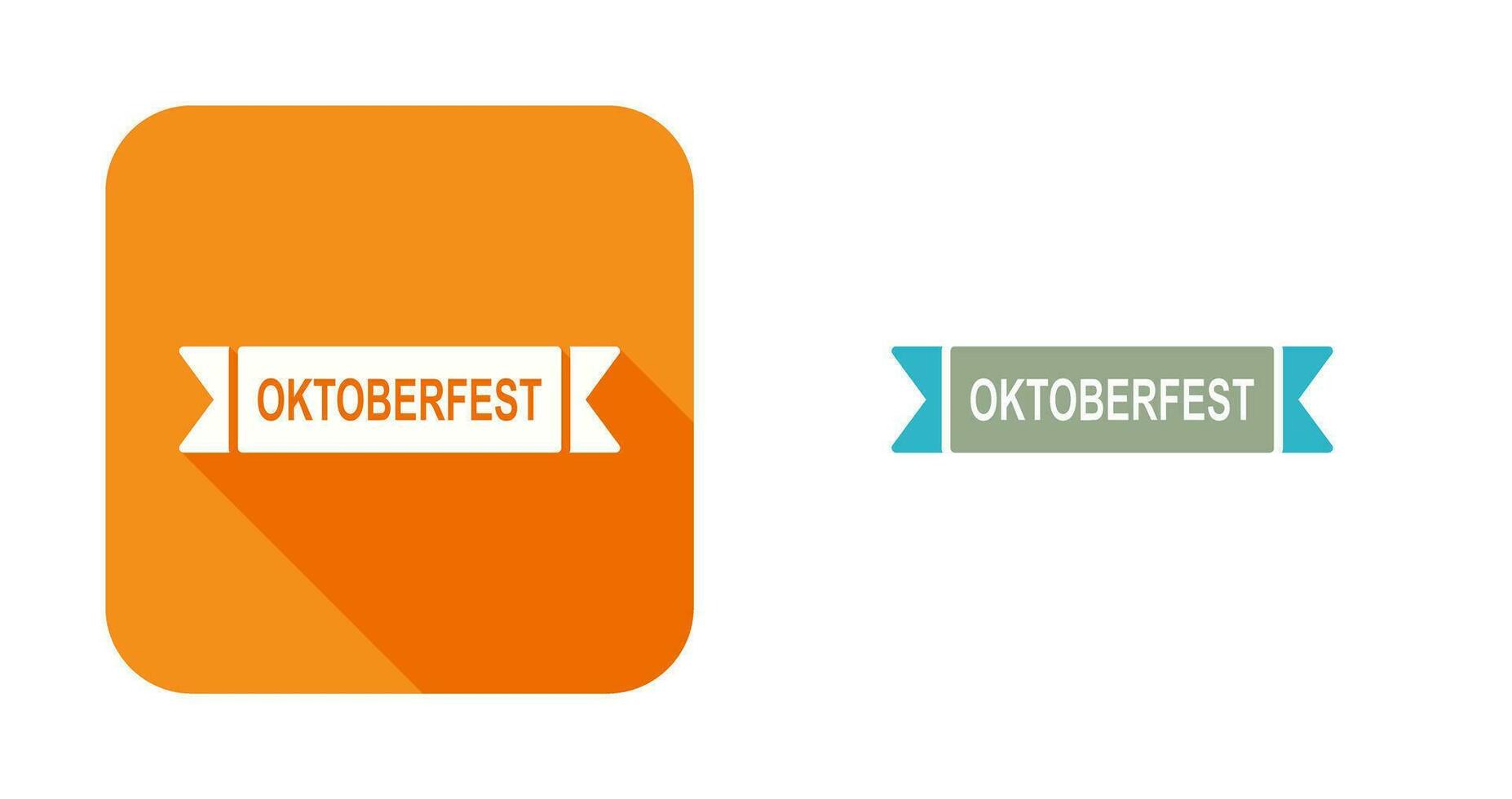 icône de vecteur de bannière oktoberfest