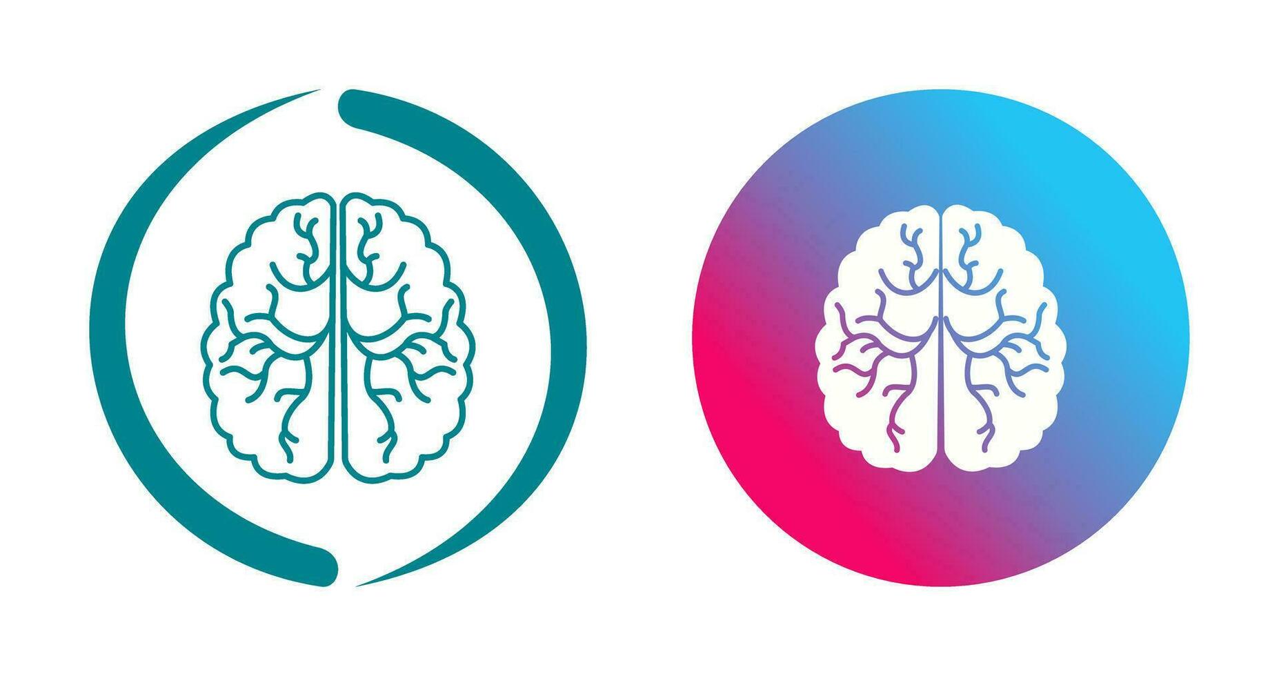 icône de vecteur de cerveau