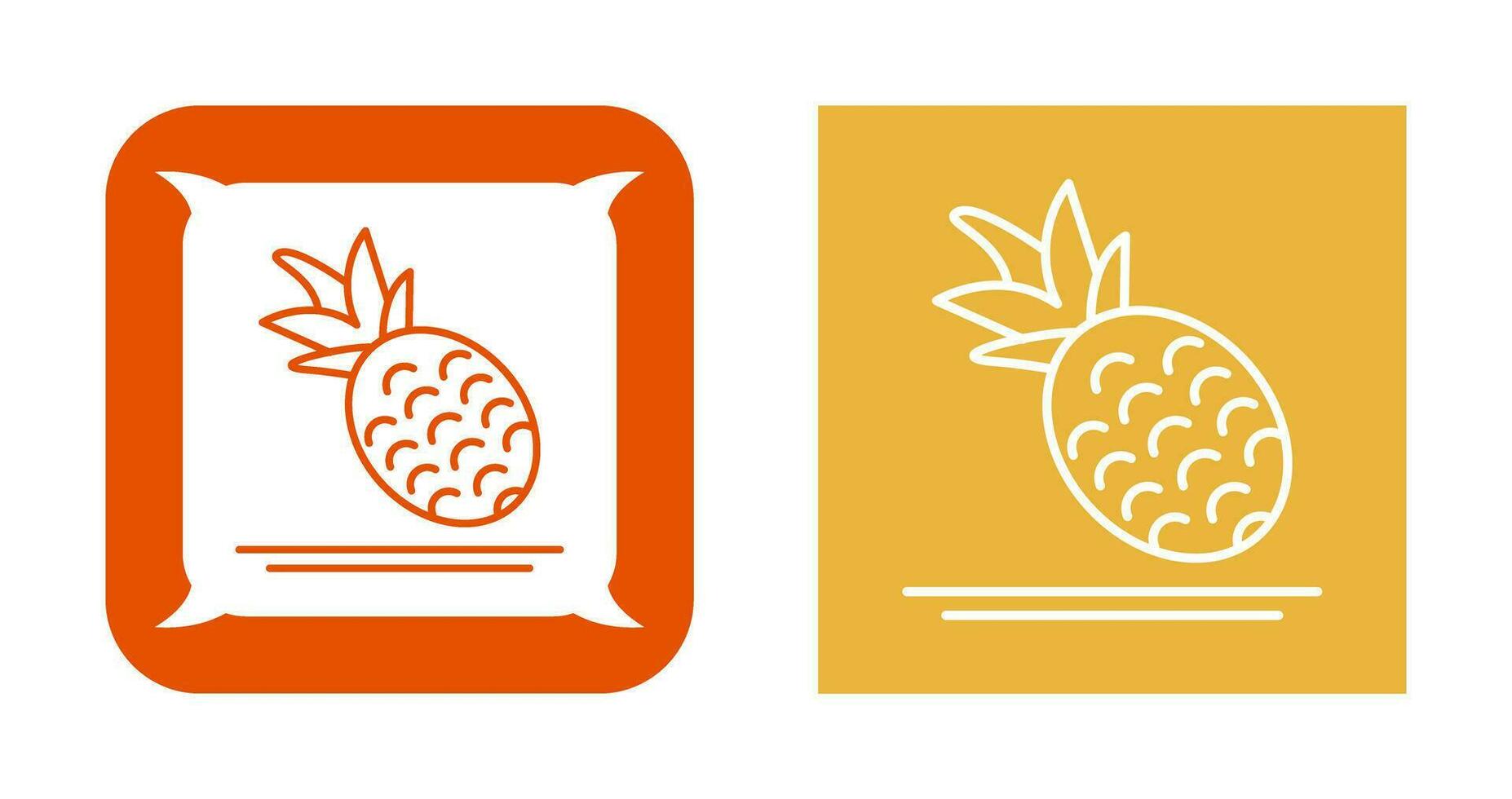 icône de vecteur d'ananas