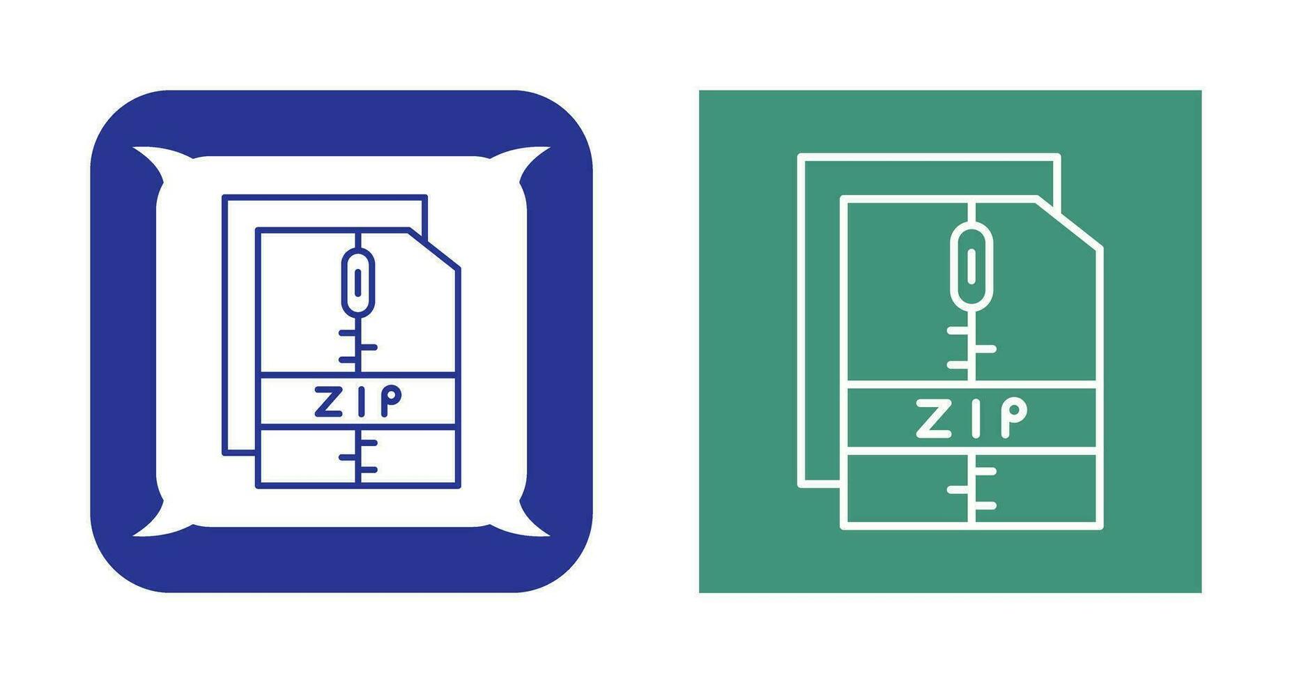 icône de vecteur de fichier zip