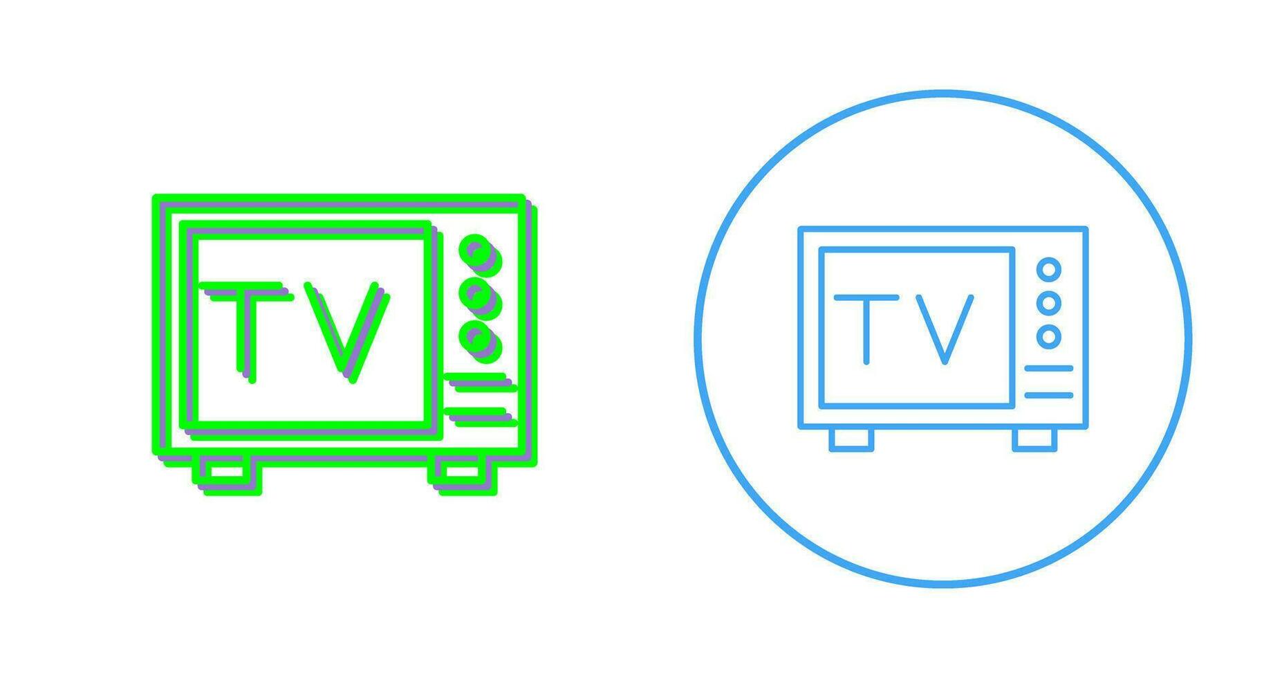 icône de vecteur de télévision