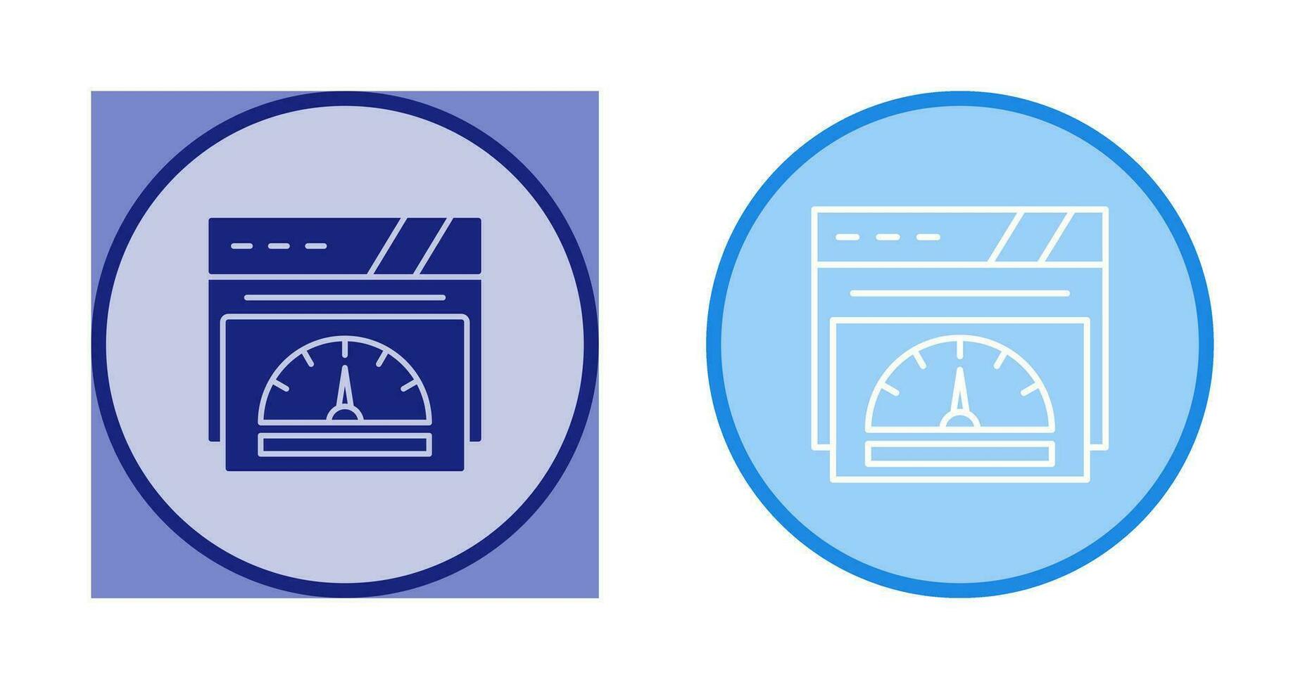 icône de vecteur de compteur de vitesse