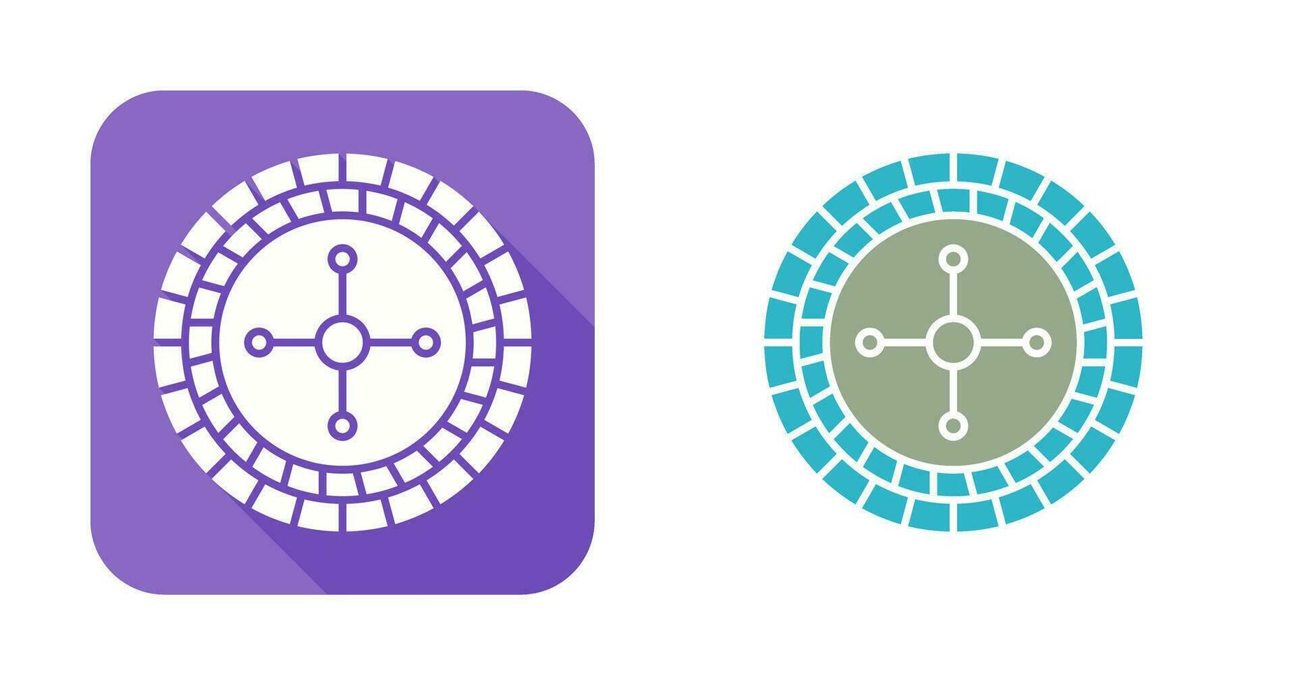 icône de vecteur de roulette