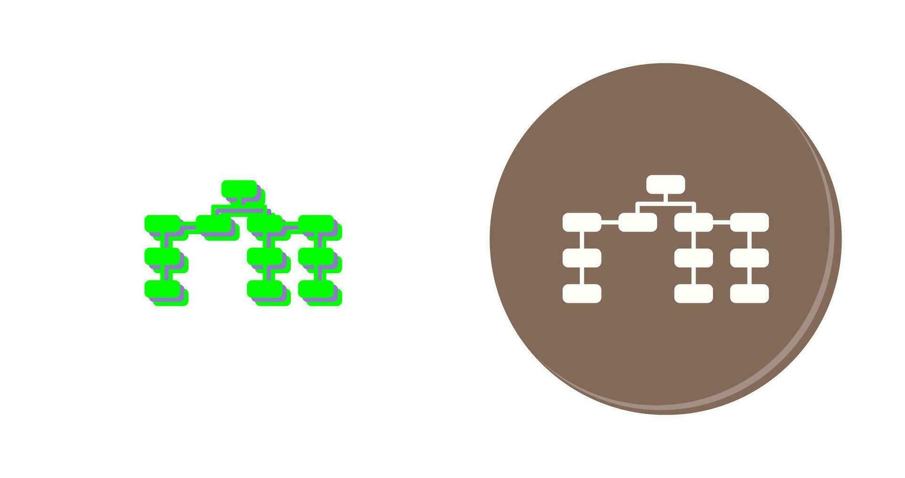 icône de vecteur de structure seo unique