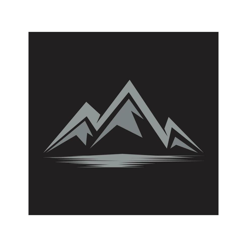 montagne icône logo modèle vector illustration design