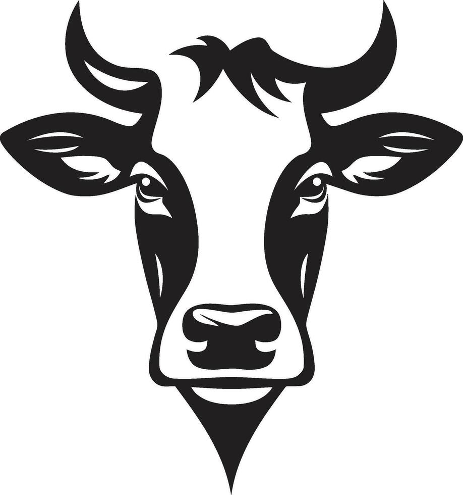 laitier vache noir vecteur logo pour technologie affaires noir laitier vache logo vecteur pour technologie affaires