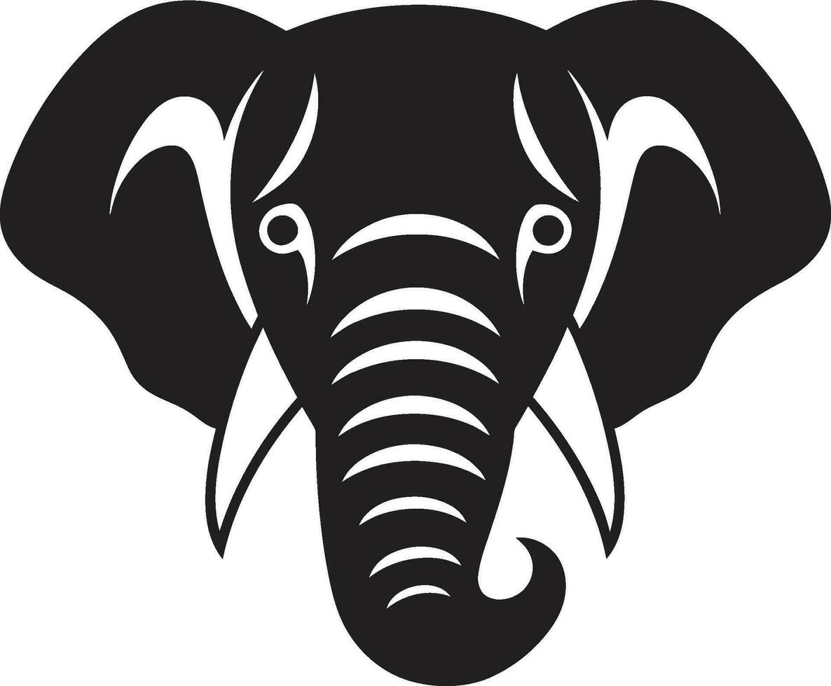 lisse et puissant l'éléphant logo l'éléphant vecteur icône une intemporel symbole de force