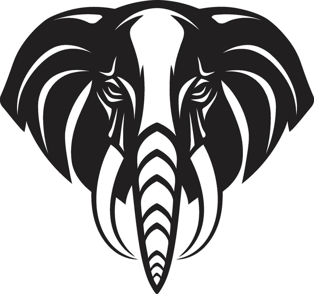 l'éléphant logo avec métallique Couleur une luxueux et sophistiqué conception l'éléphant logo avec grunge texture une rouillé et ancien conception vecteur