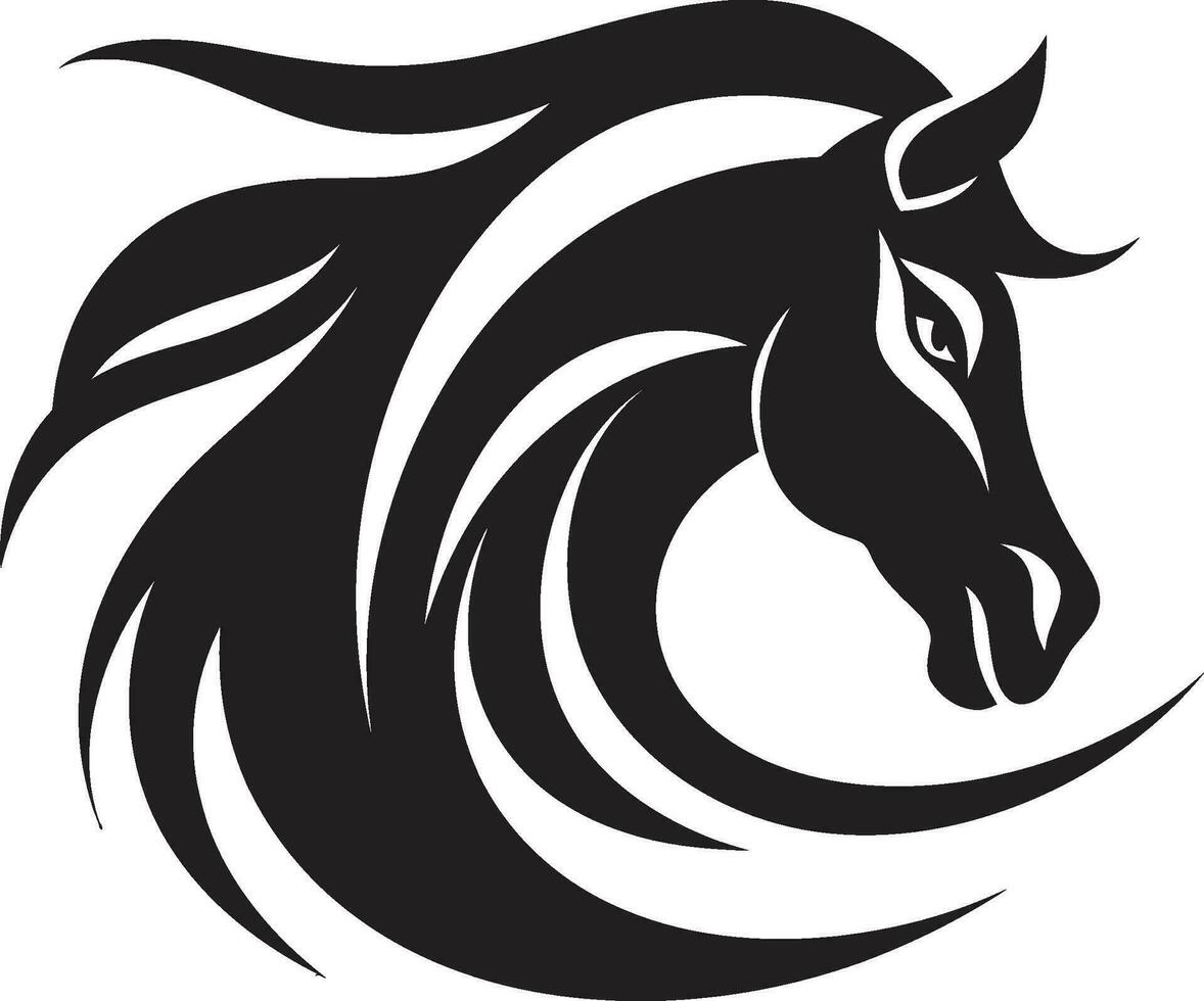 safari sentinelle dans noir équestre emblème sauvage beauté de le plaines noir logo vecteur