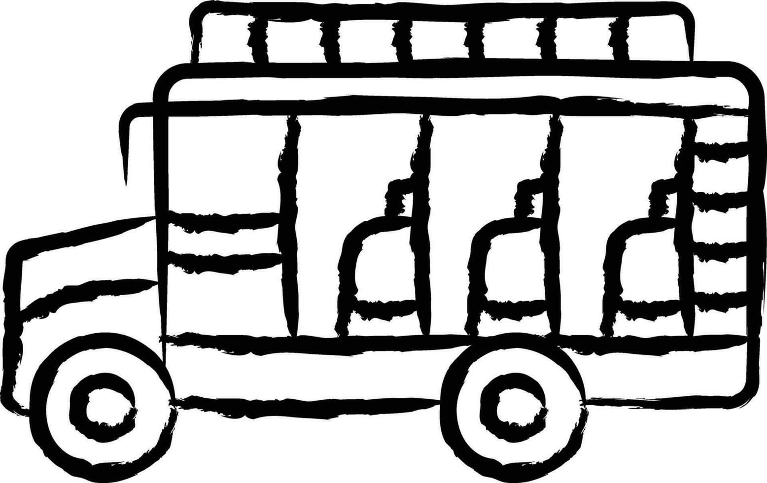 chiva main tiré vecteur illustration