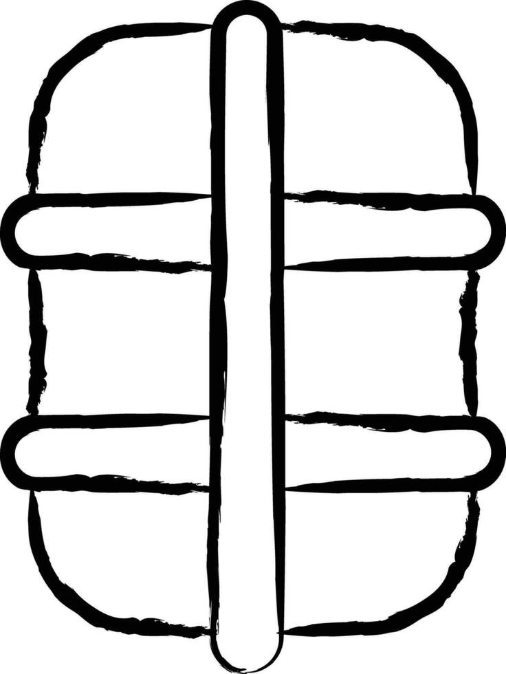 tamales main tiré vecteur illustration