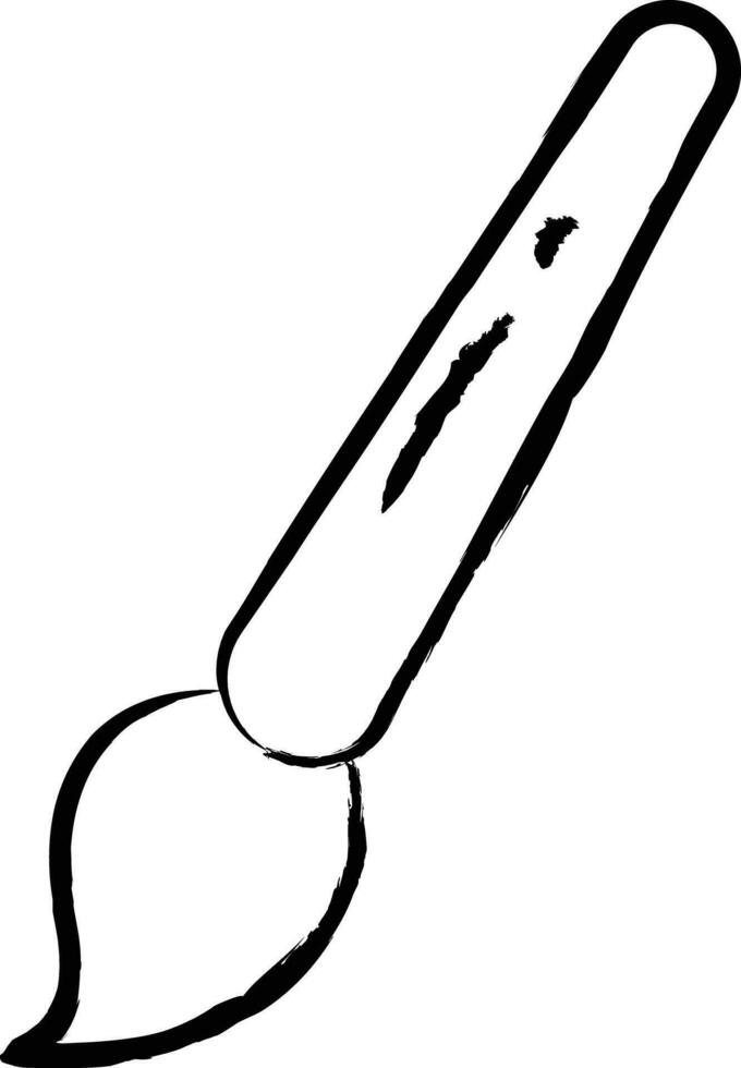 brosse main tiré vecteur illustration