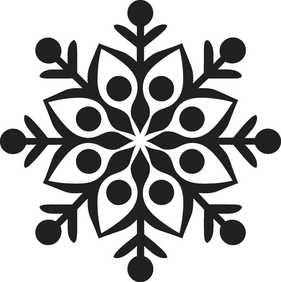 majestueux glacé silence emblématique emblématique art élégant emblème de chute de neige élégant logo conception vecteur
