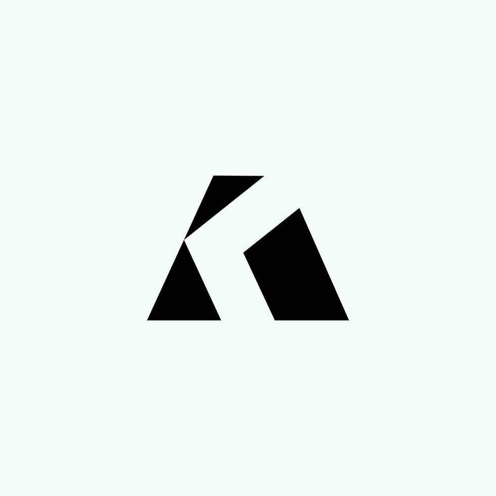 moderne, minimaliste Facile lettre une logo, coupé style vecteur