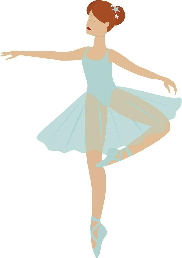 vecteur illustration de ballerine dans casse Noisette ballet