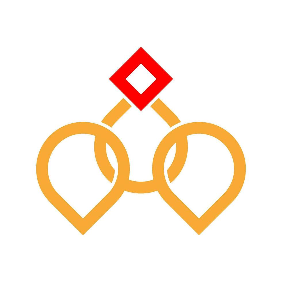 logo de conception de bijoux vecteur