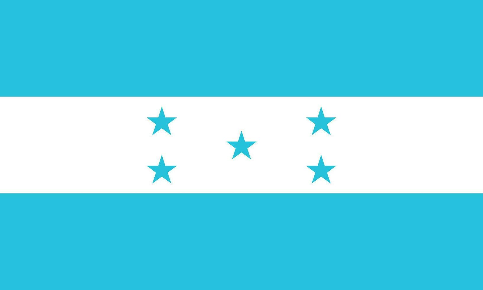 plat illustration de Honduras drapeau. Honduras drapeau conception. vecteur