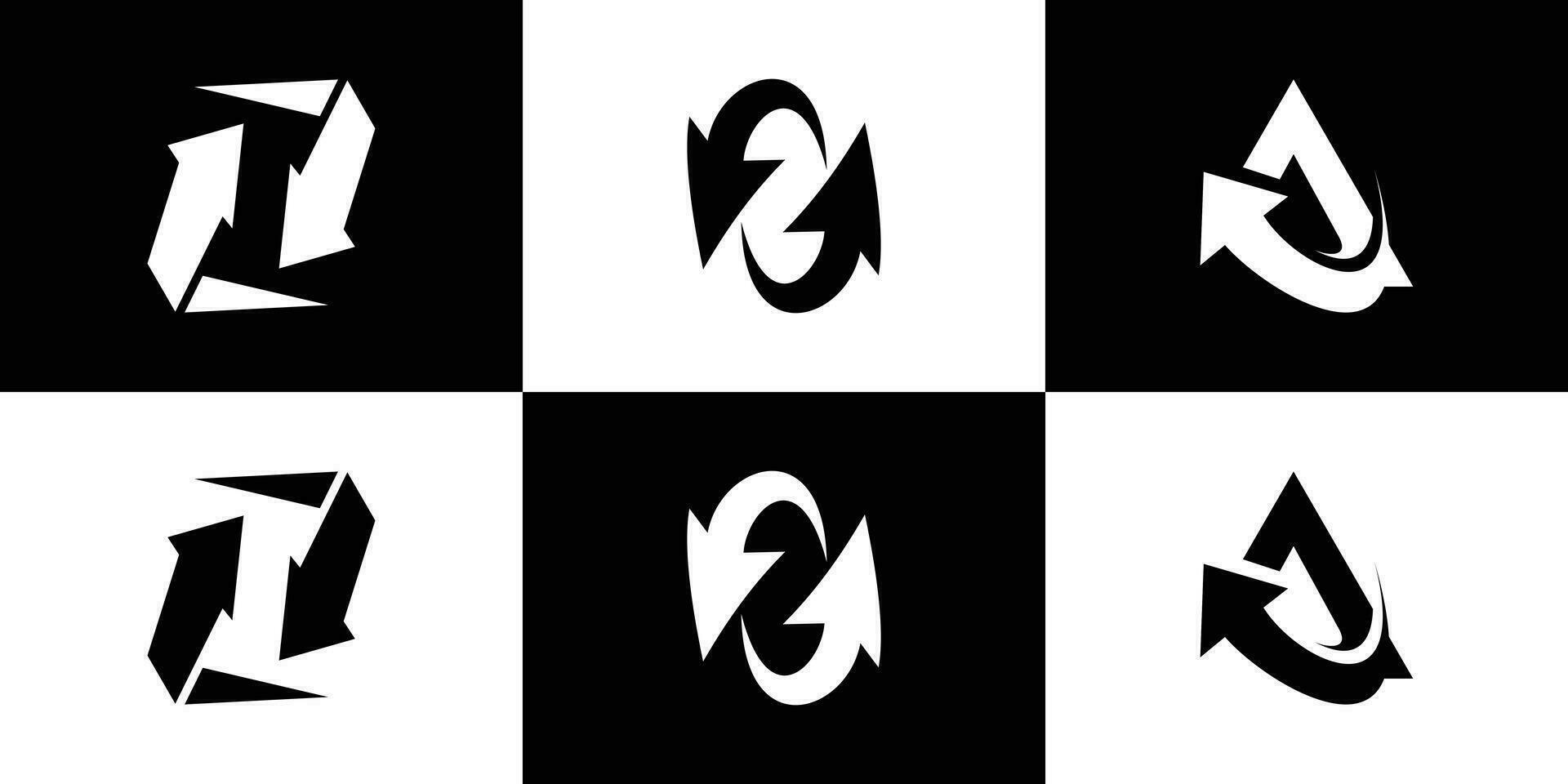 La Flèche logo conception Créatif concept prime vecteur