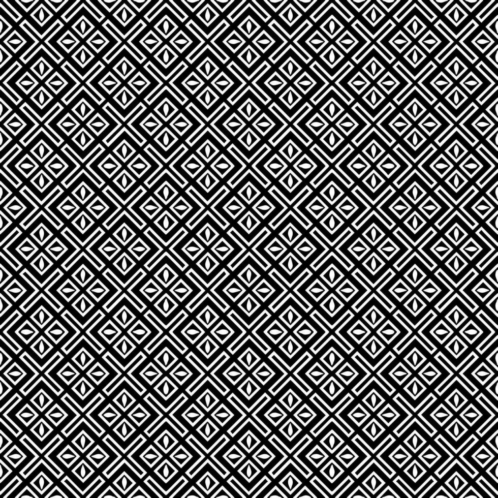 motif abstrait sans couture noir et blanc. arrière-plan et toile de fond. conception ornementale en niveaux de gris. vecteur