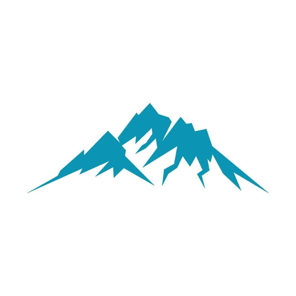 logo d & # 39; icône de montagne vecteur