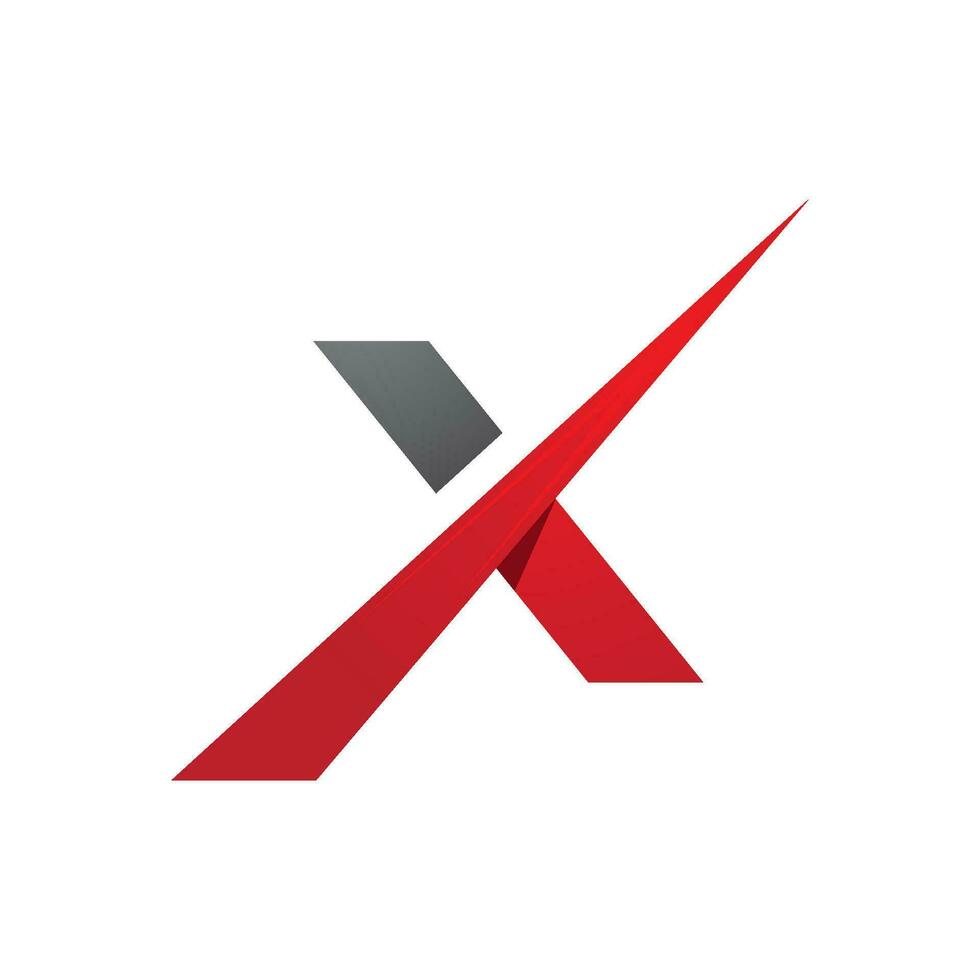 icône de vecteur de modèle de lettre x logo