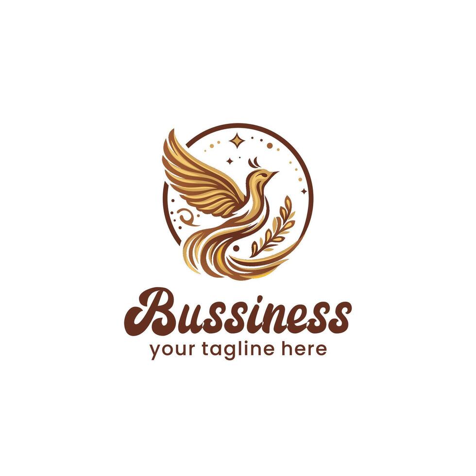 magnifique oiseau logo conception, pour aux femmes Vêtements boutique entreprise. animal logos, des oiseaux, les colibris, colombes vecteur