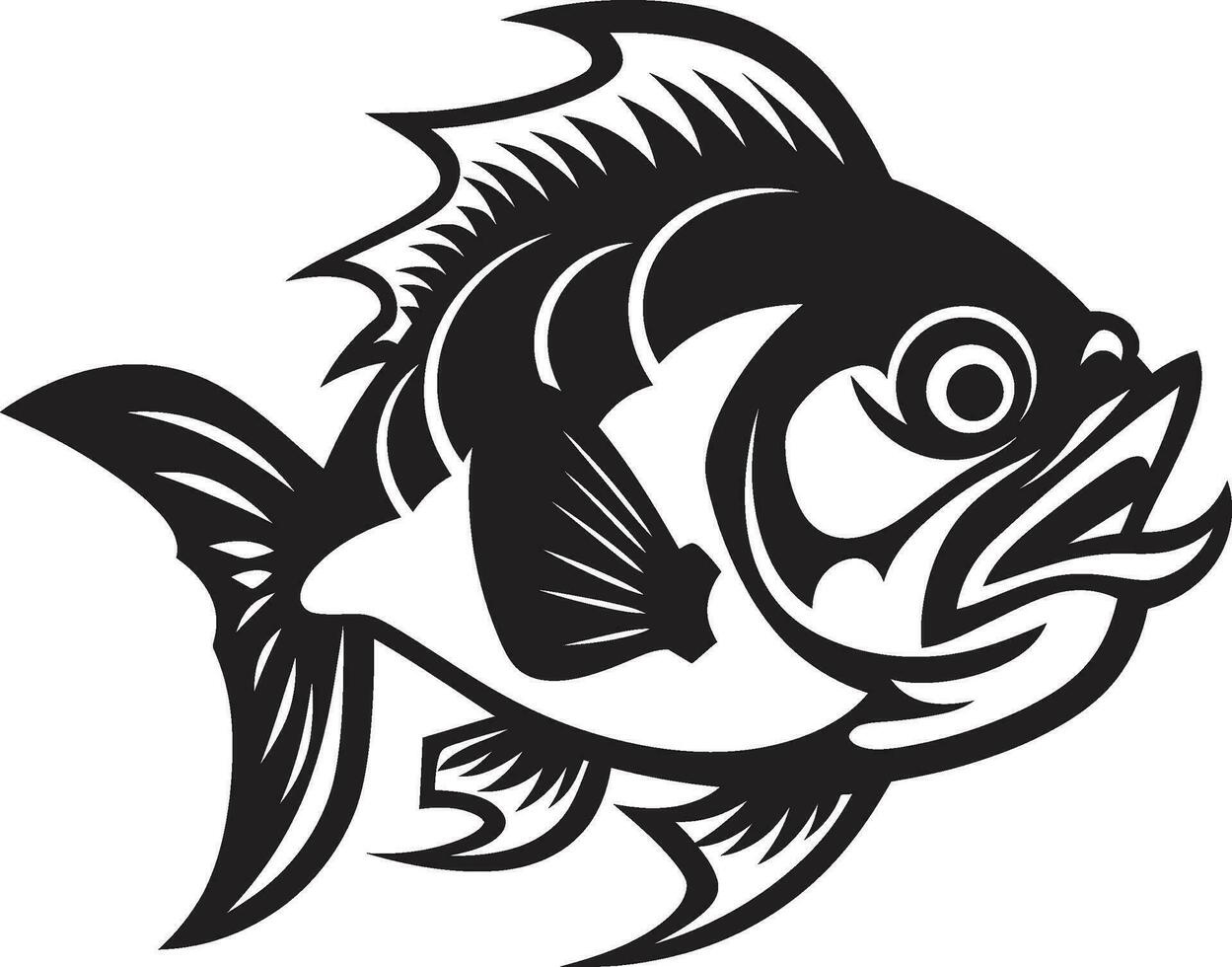 océans ouverture poisson logo squelette conception translucide trésors poisson squelette vecteur