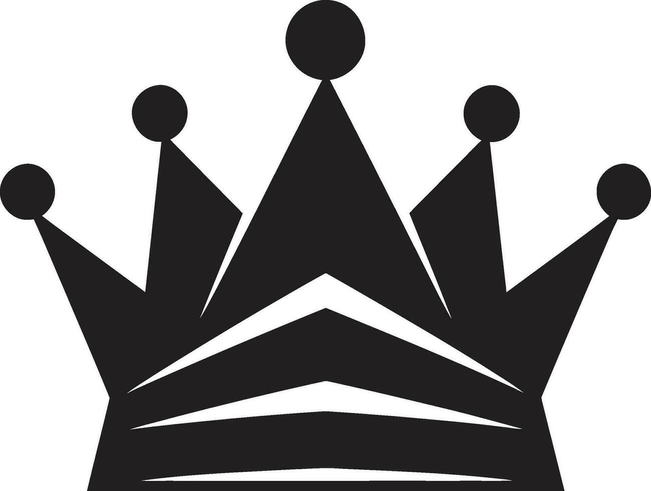 couronne de excellence noir logo avec icône noir et royal couronne vecteur symbole