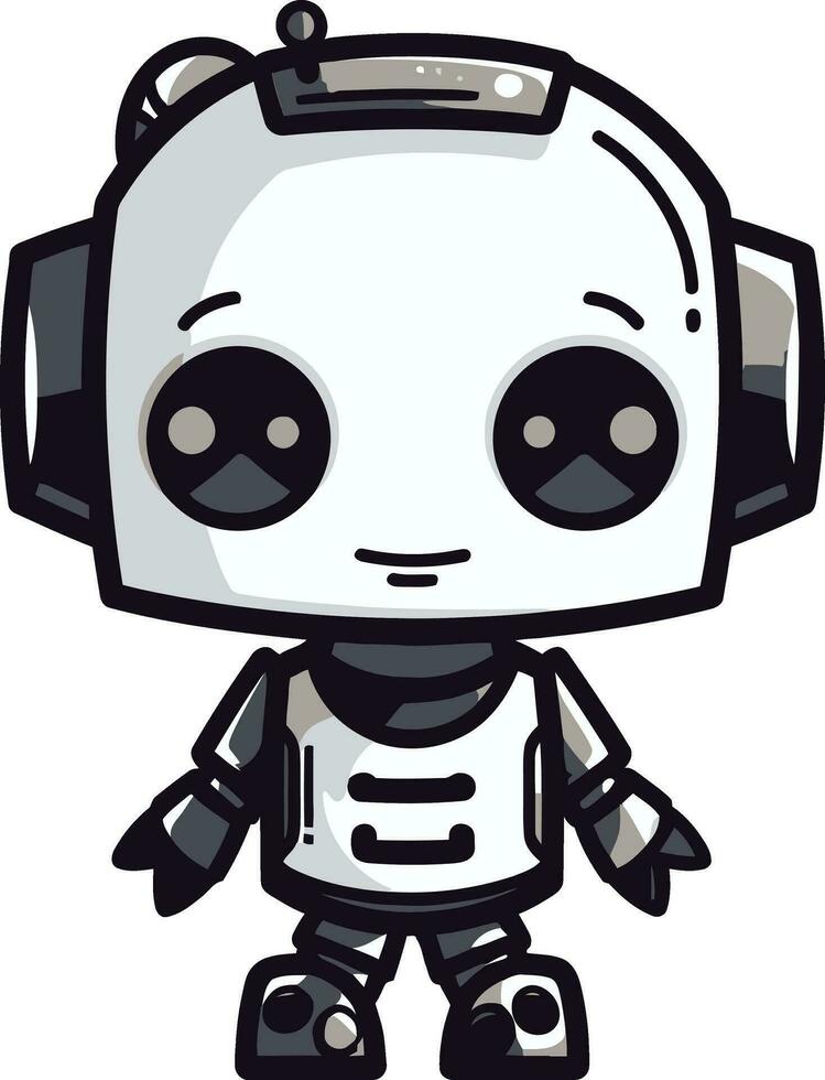 pixel protecteur une élégant mascotte symbole cosmique cubot une espace âge mini mascotte vecteur